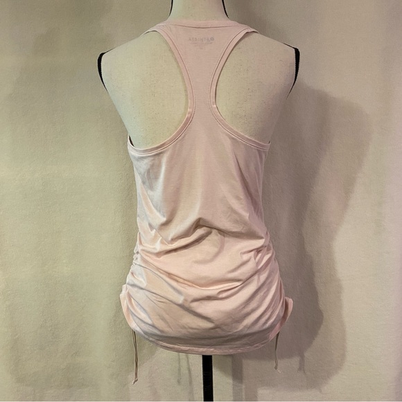 Athleta racerback Encore Tank top pale ballerina gown pink cinched sides - Picture 5 of 10